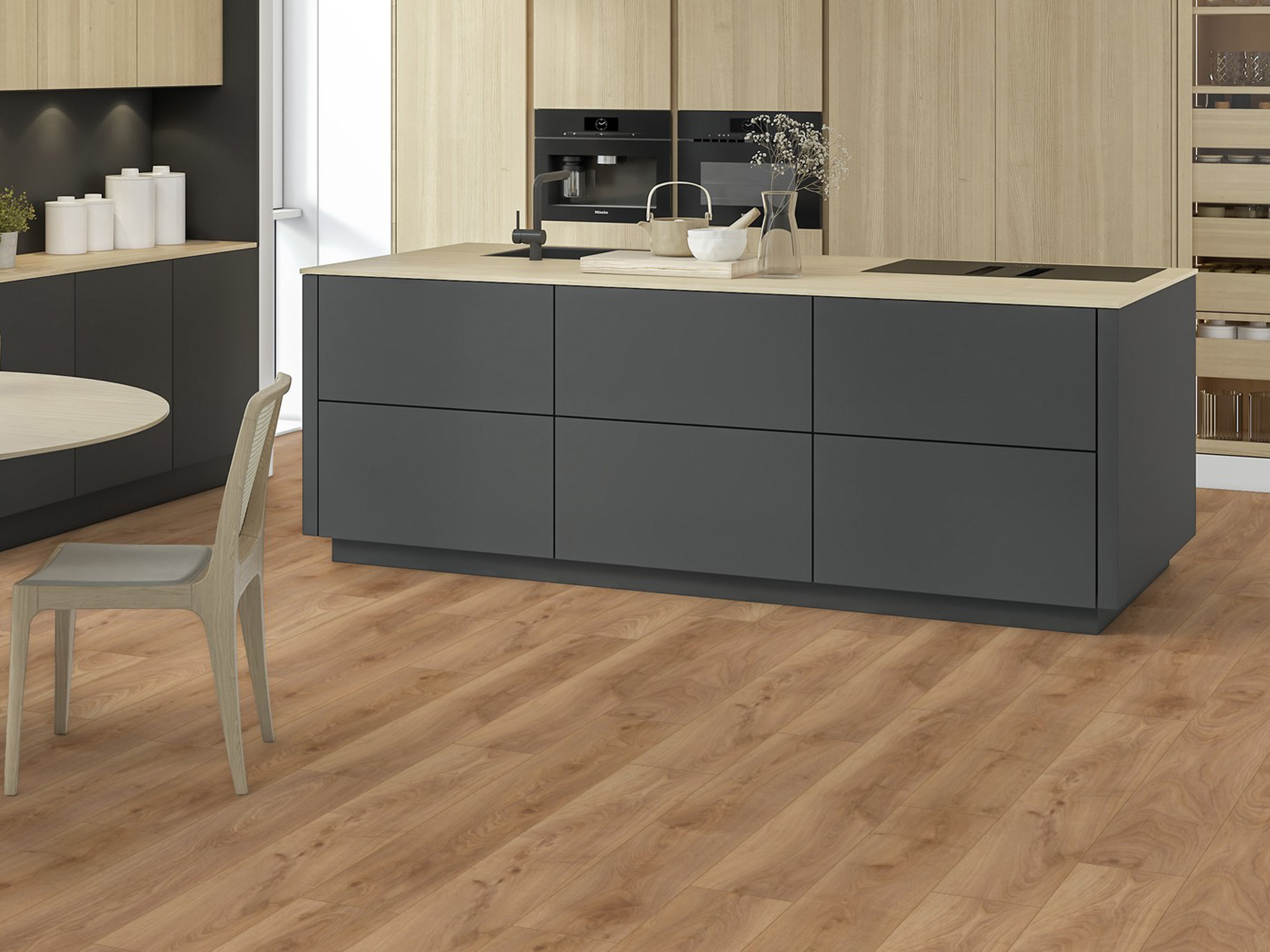 Klick Designboden Heatherland Oak K498 Organic Clever Silent 7 mm integr. Trittschalldämmung mit ORCA Technologie