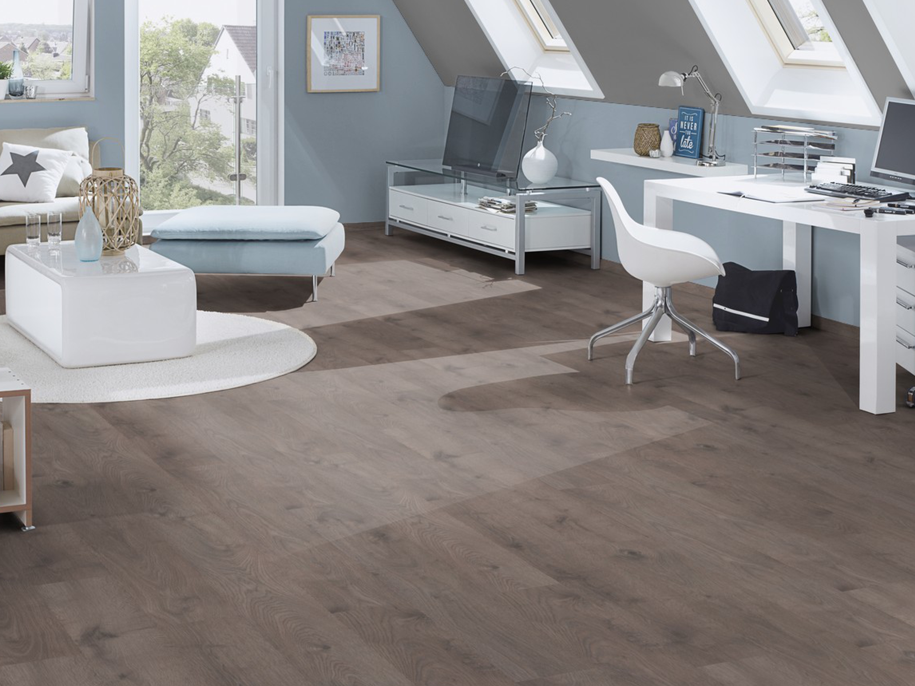Laminatboden Cottage - San Diego Oak 8096 Landhausdiele mit V4 Fuge 7 mm stark