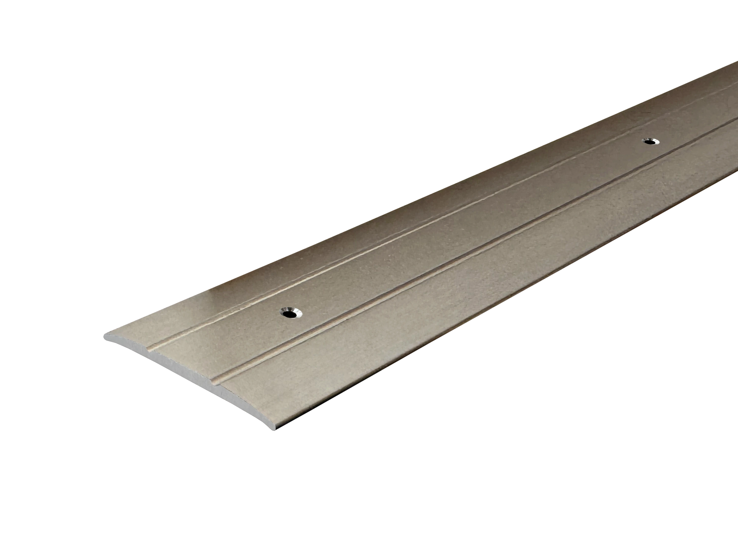 Übergangsprofil gebohrt 38 mm x 1,8 mm - Aluminium eloxiert
