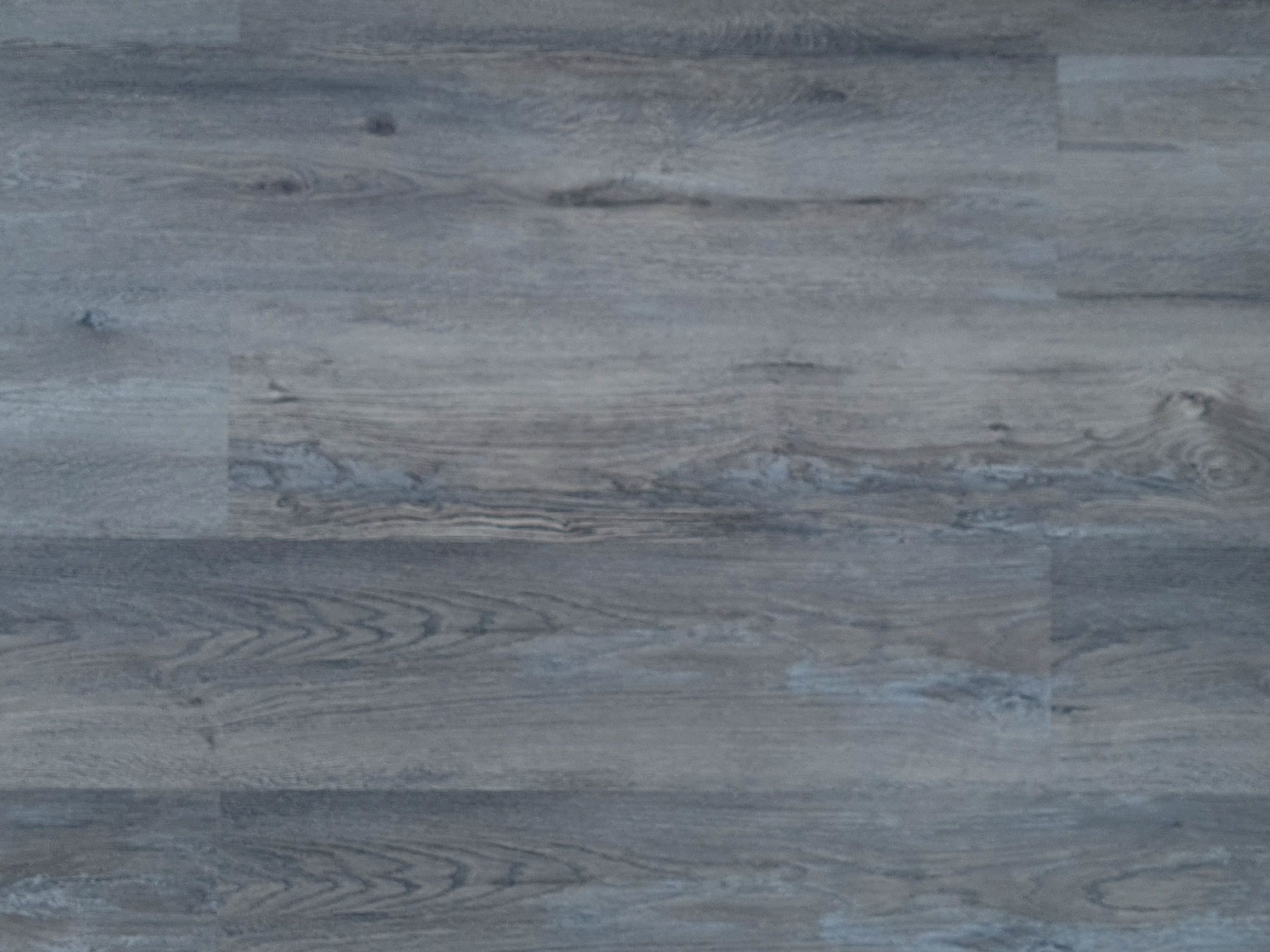 TRECOR® Klick Vinylboden RIGID 5.0+, Exclusiv Eiche Dunkelgrau Landhausdiele XL-Diele