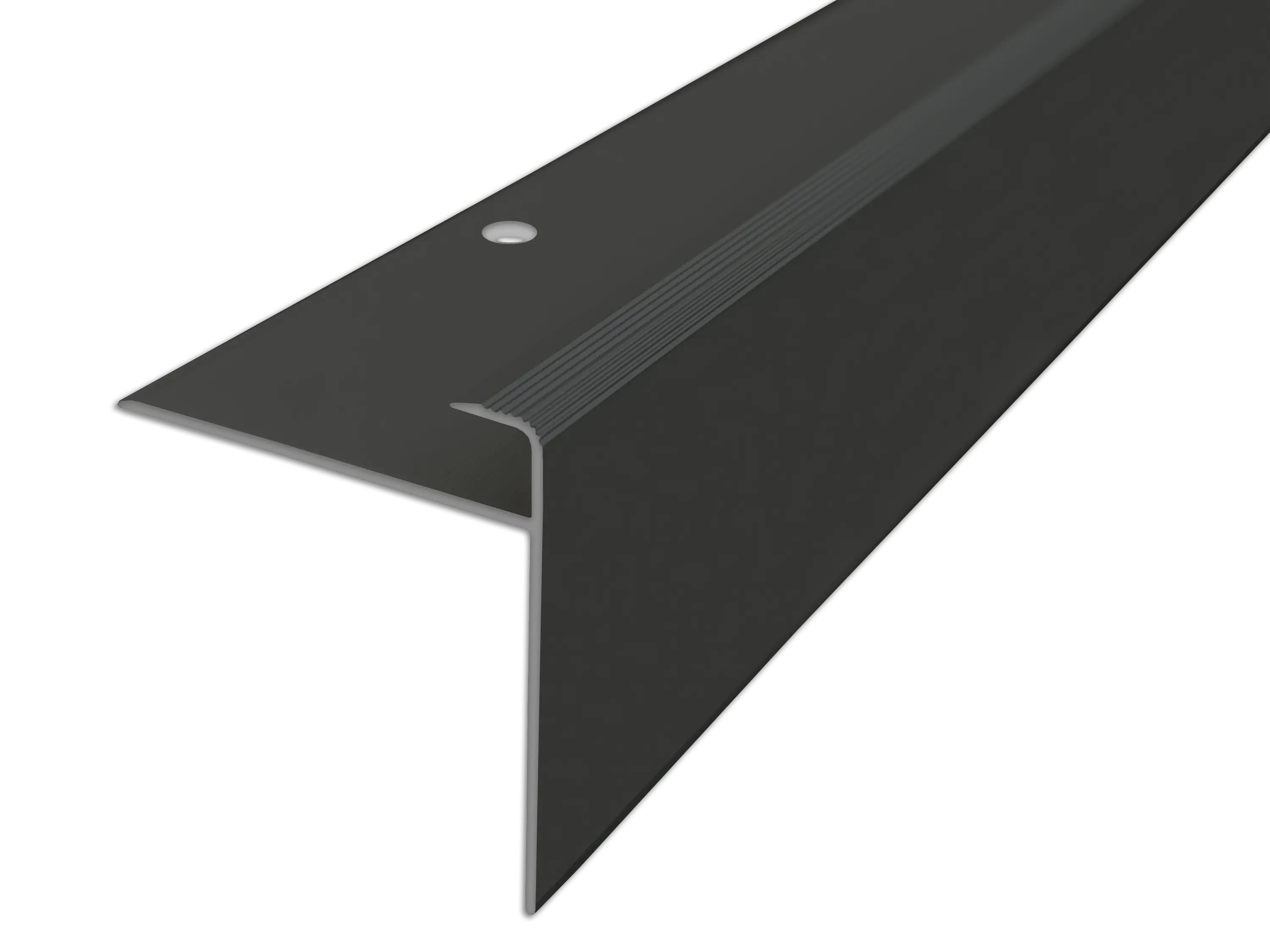 ufitec® Einschubprofil für Belagshöhe bis 8,5 mm | 44 mm Nase Treppen-/Stufen Abschlussprofil