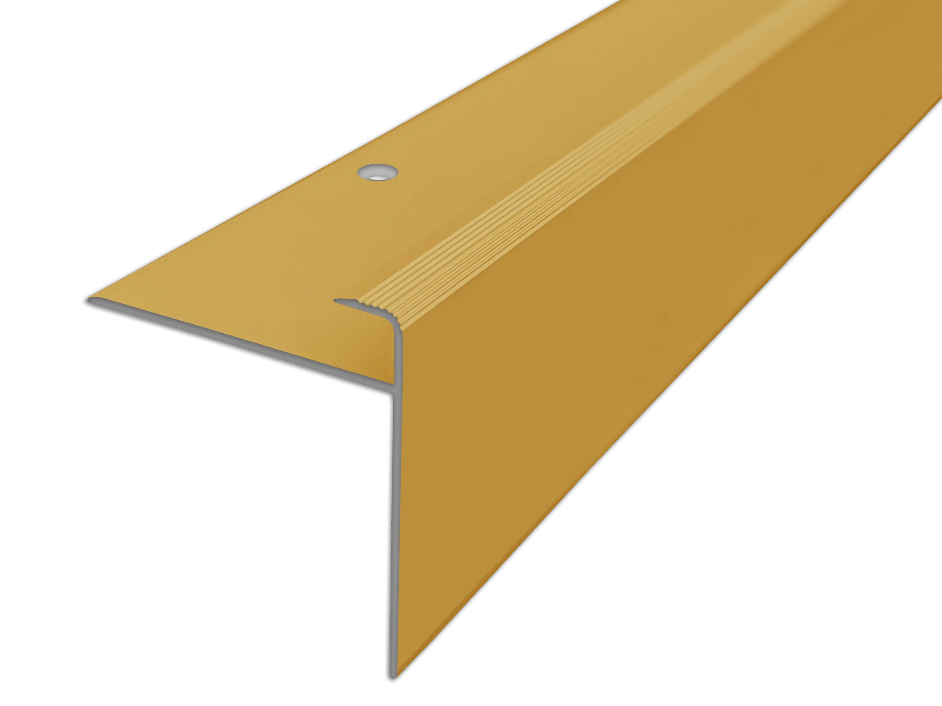 ufitec® Einschubprofil für Belagshöhe bis 8,5 mm | 44 mm Nase Treppen-/Stufen Abschlussprofil