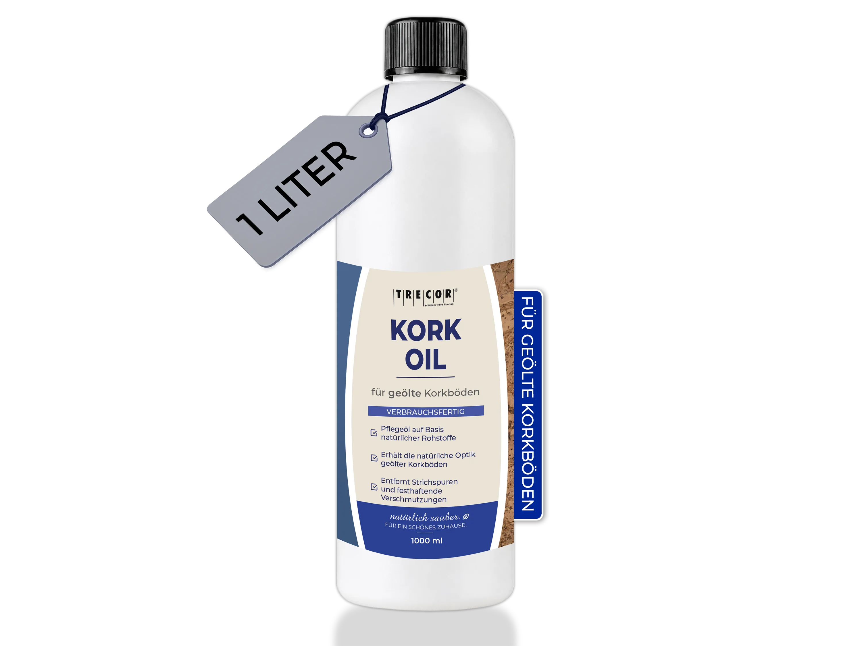 TRECOR Kork Oil Pflegemittel für geölte Korkböden, schützt vor Verschleiß und Nässe