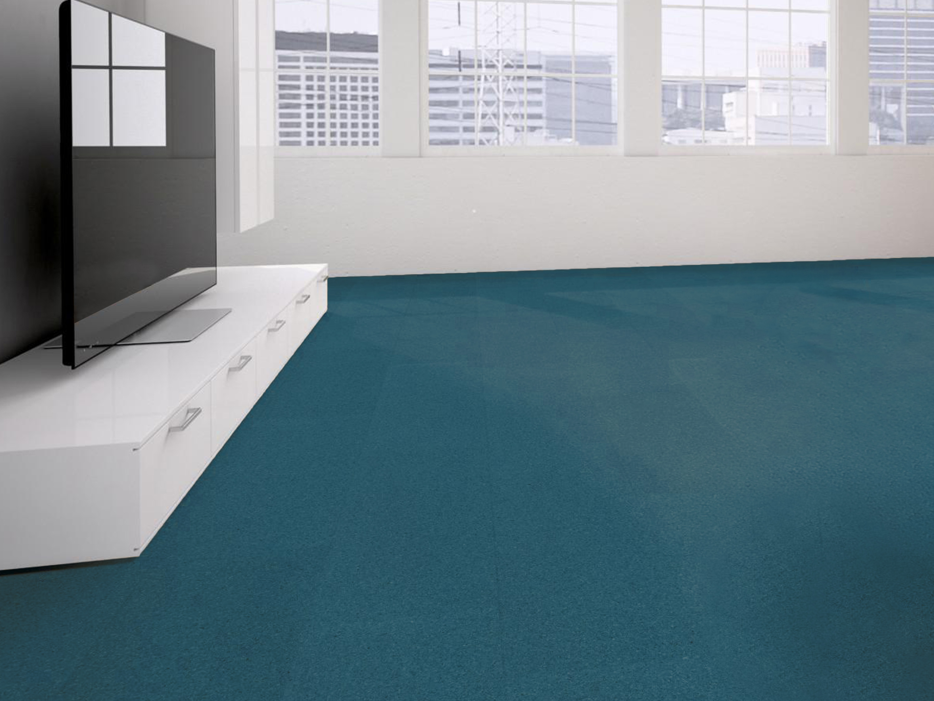 TRECOR® Klick Korkboden PORTO - 10 mm Stark - Farbe: Signalblau