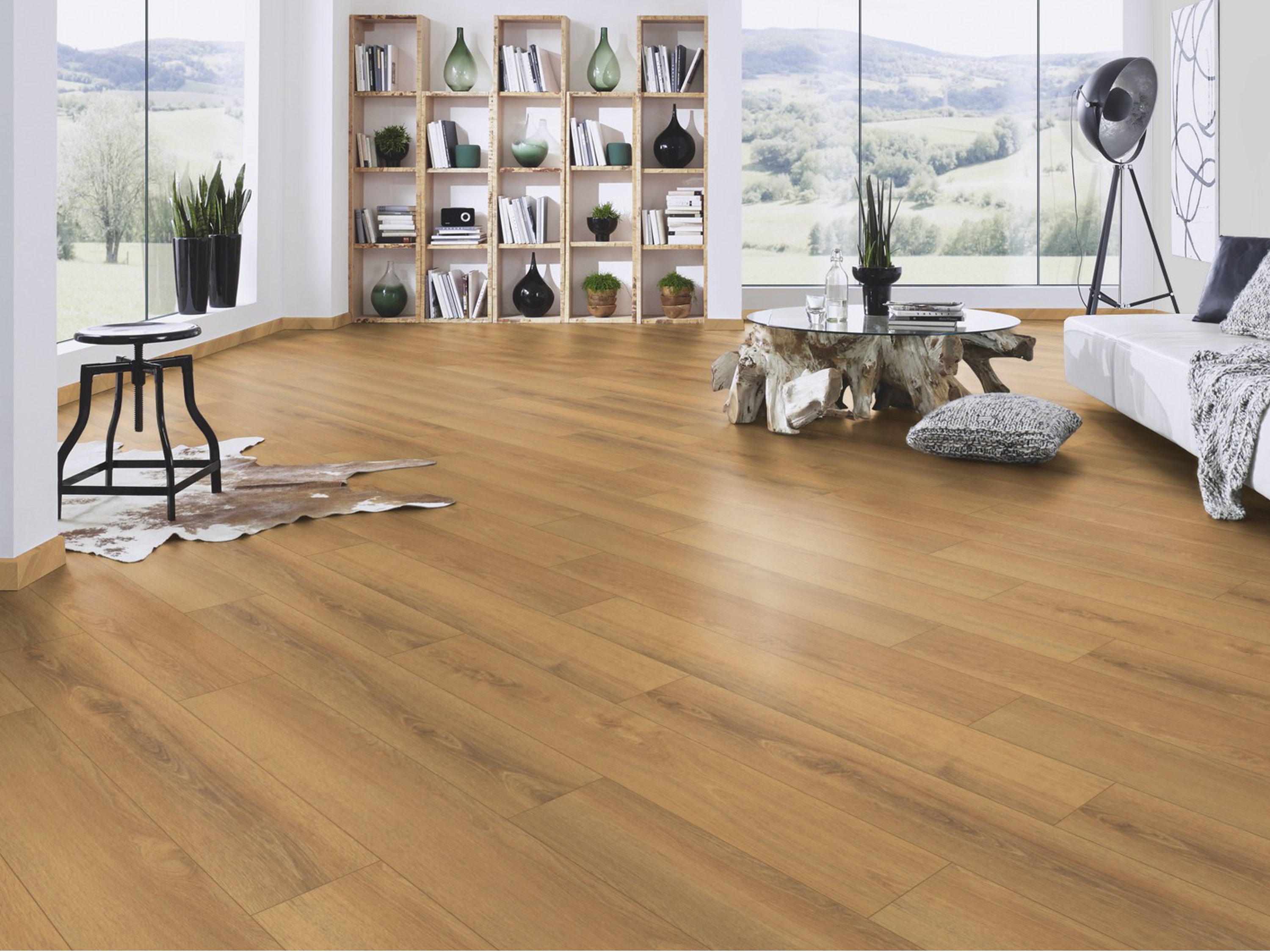 Laminatboden Cottage - Sienna Montreux Oak K649 Landhausdiele mit V4 Fuge 7 mm stark