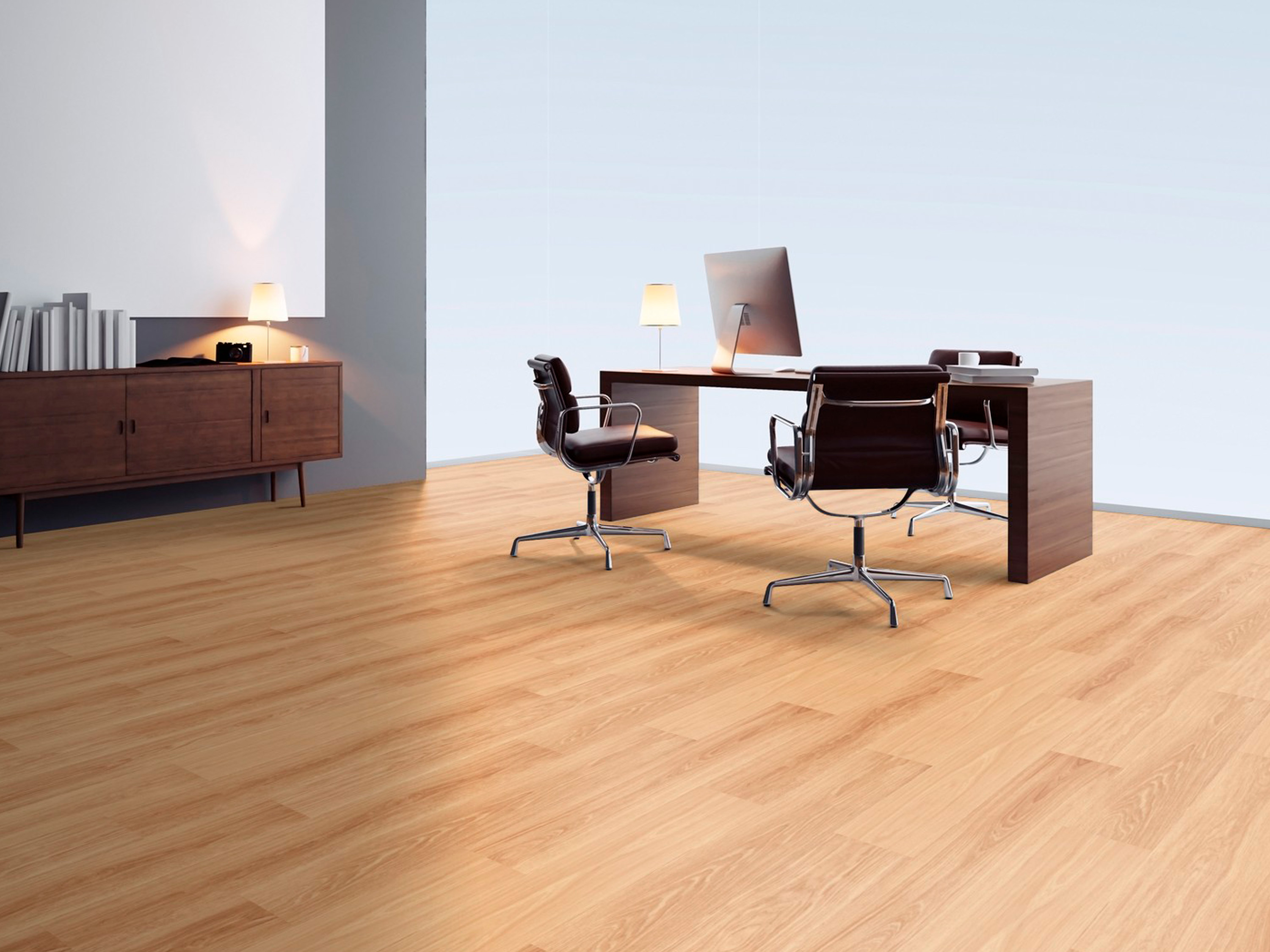 Kork Designboden Wood Basic - Haven Oak, digitalbedrucktes Korkfurnier