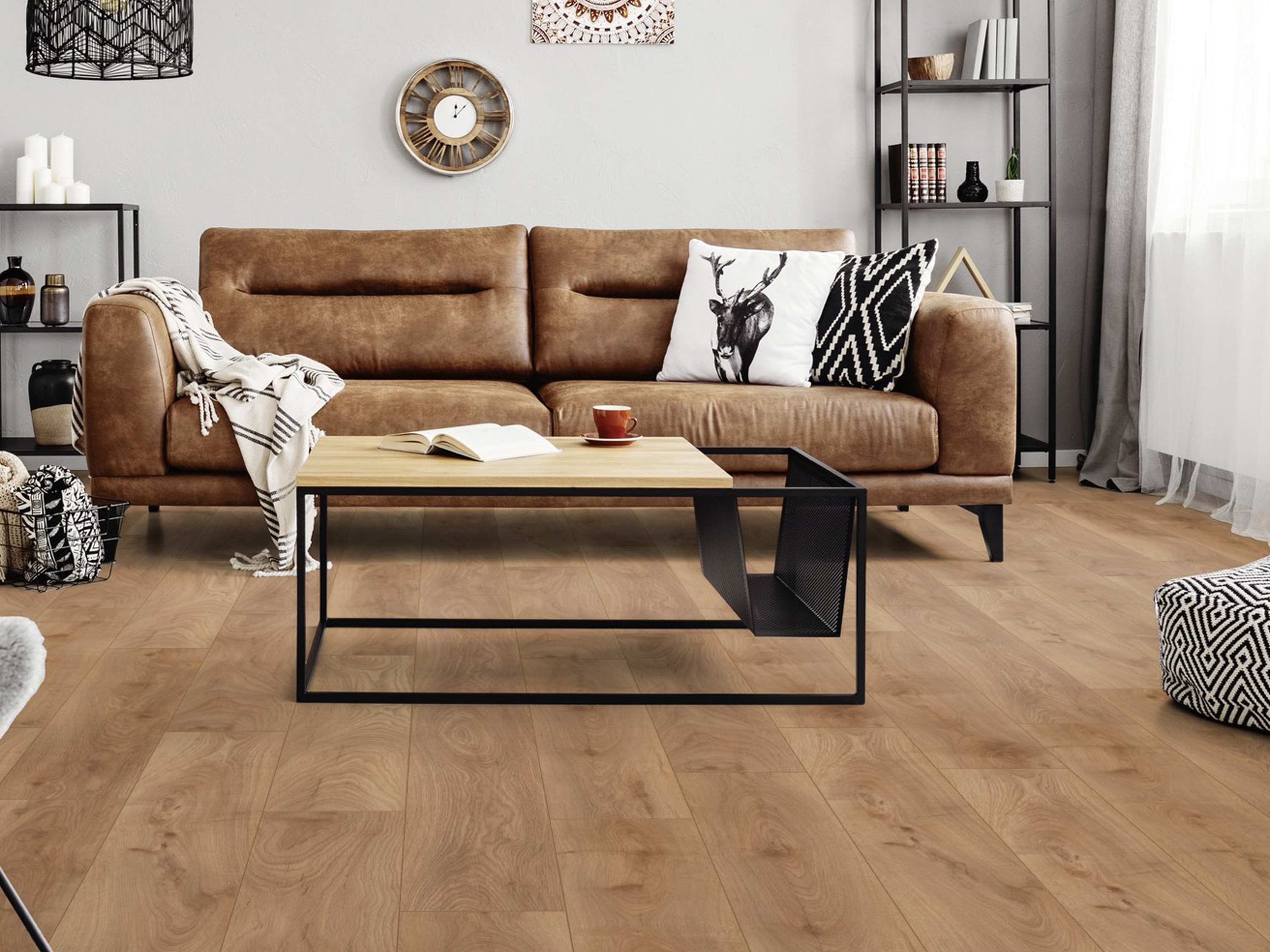 Klick Designboden Heatherland Oak K498 Organic Clever Silent 7 mm integr. Trittschalldämmung mit ORCA Technologie